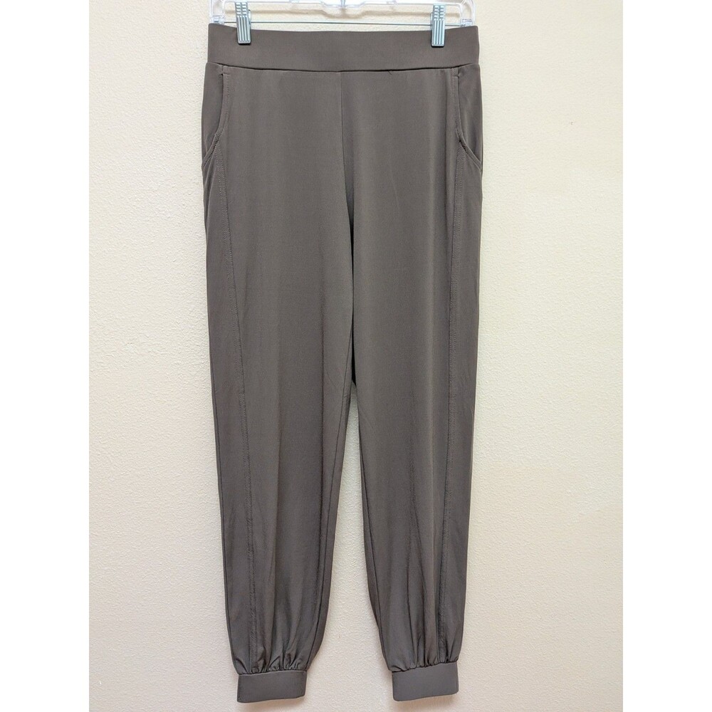 Lisa Rinna Collection Womens Knit Ankle Pants XXS Mocha Pull On Stretch Casua